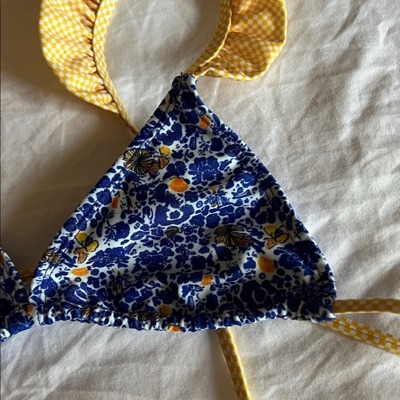 Strawberry Milk Mob Blue and Yellow Bikini - Picture 2 of 2